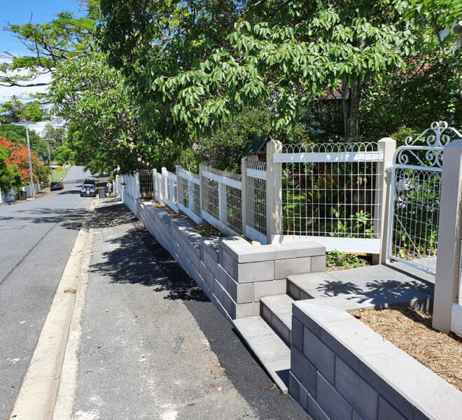 Retaining walls and fencing Brisbane