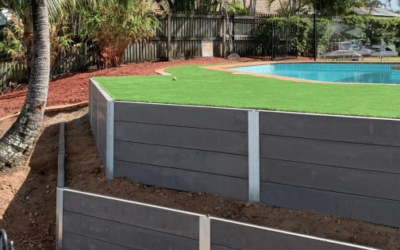 Enhance Your Landscape with the Strength and Style of Concrete Sleeper Retaining Walls