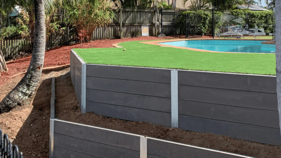 Enhance Your Landscape with the Strength and Style of Concrete Sleeper Retaining Walls